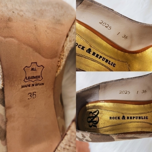Rock Republic Camouflage Platform Espadrille Stiletto Pump 6 - Picture 10 of 12